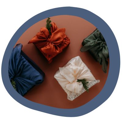 Playsilks hanging on hooks