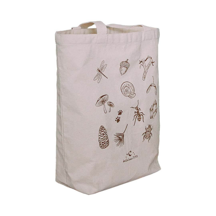 Nature Treasure Hunt Canvas Book Tote