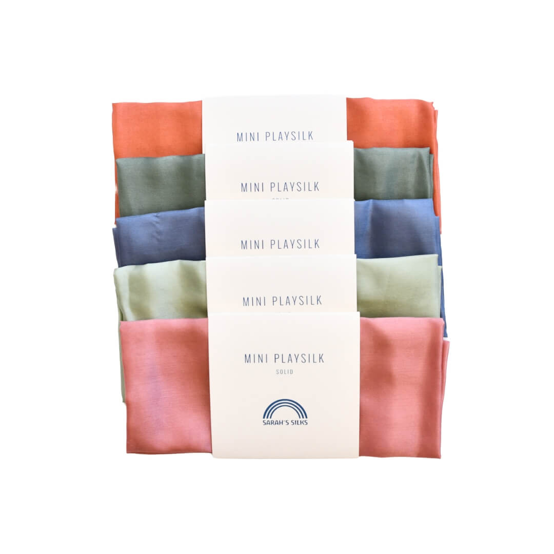 【新品・未使用】Sarah's Silks ミニプレイシルク・ディスプレイ Sarah's Silks サラズシルク プレイシルク Mini Playsilks 布 おもちゃ