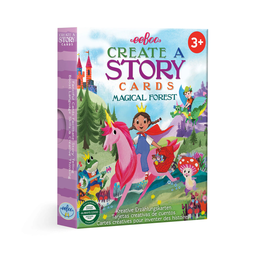 eeboo - Magical Forest Create a Story Cards - Bella Luna Toys