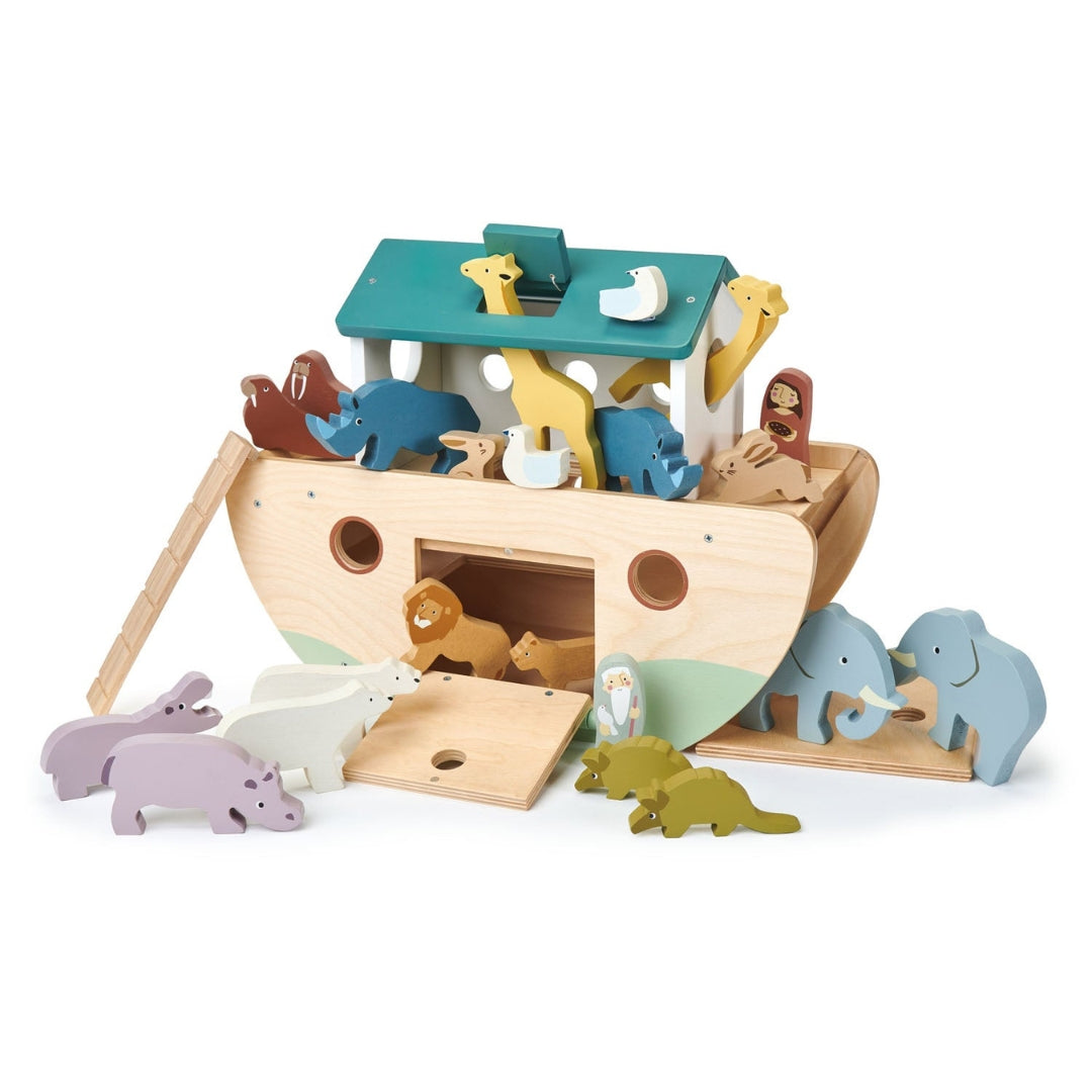 Wooden Noah's Ark Play Set - Main Image