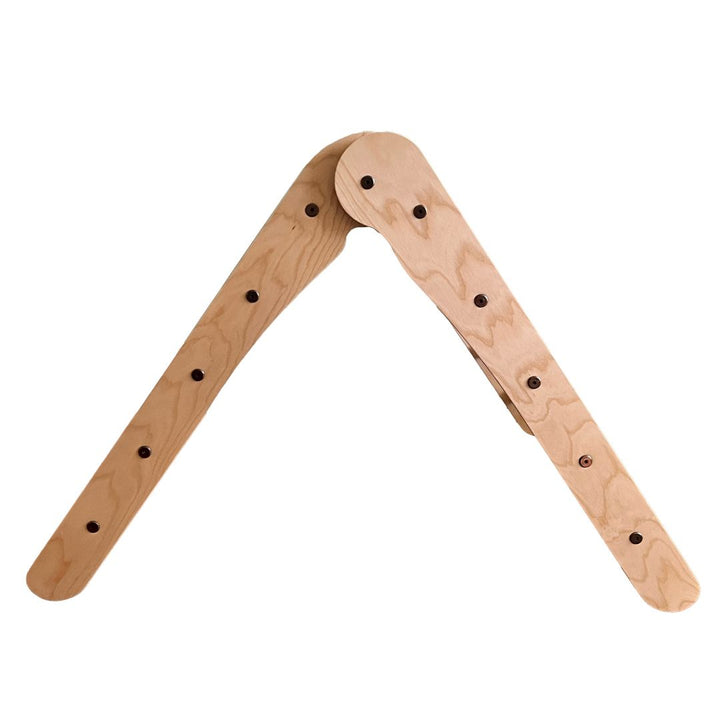 Bella Luna Toys Natural Climbing Triangle (side view)