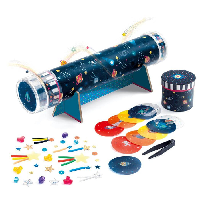 Djeco DIY Space Kaleidoscope - what's included