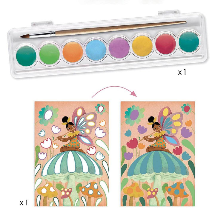 Paint set from Djeco Fairy Box Multi-Activity Art Kit