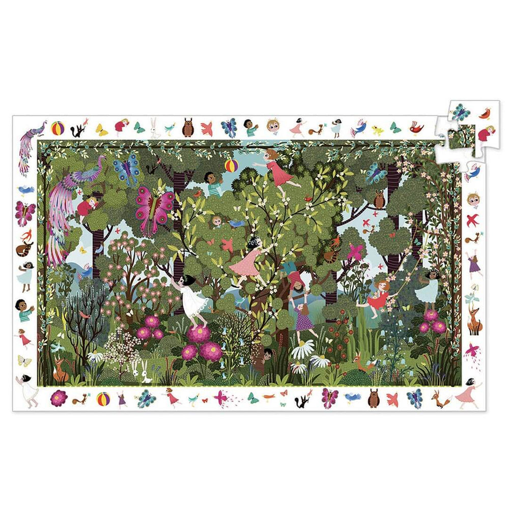 Djeco Puzzle Observation & Poster Garden Play Time puzzle