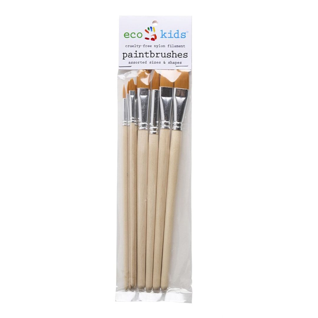 Paint Brush Set with Wood Handles, 4 Piece - ECO Quality