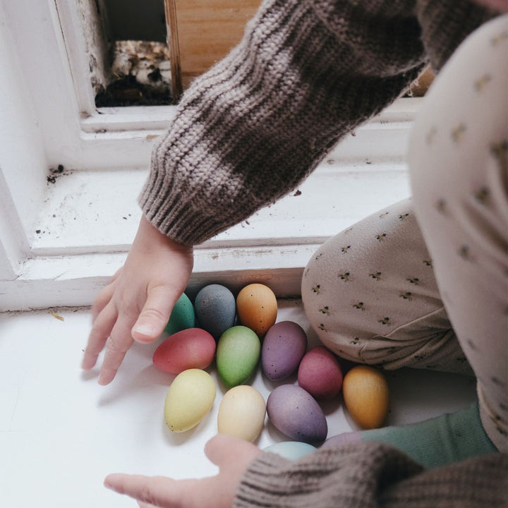 Grapat - Wooden Happy Eggs - Bella Luna Toys