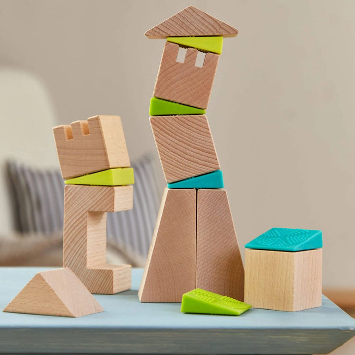 HABA Crooked Tower Wooden Blocks- Bella Luna Toys