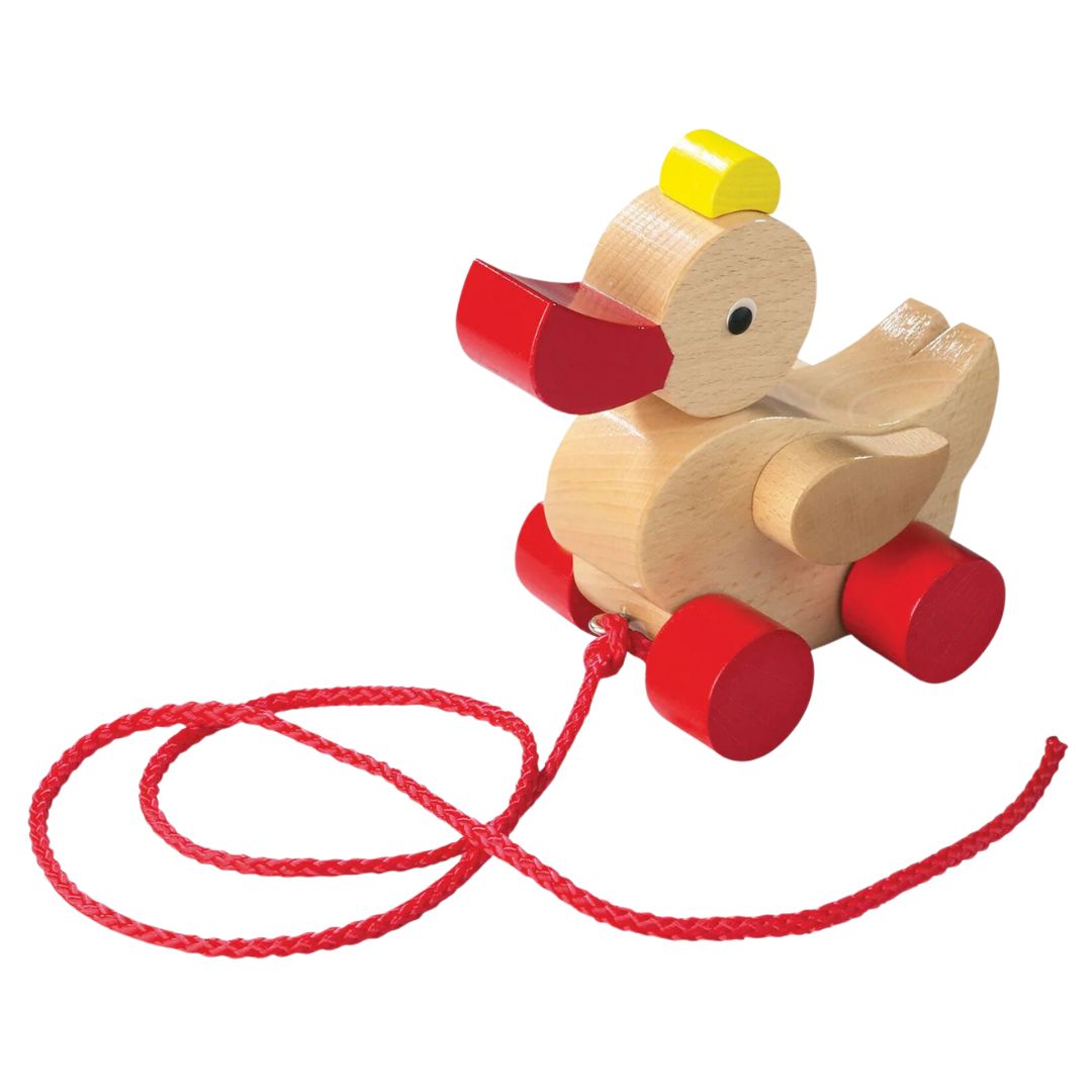 HABA wooden duck waddling toy- Bella Luna Toys