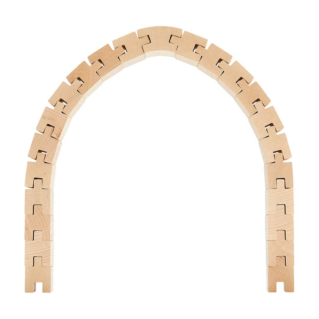 HABA Interlocking Wooden Blocks Construction Set arch