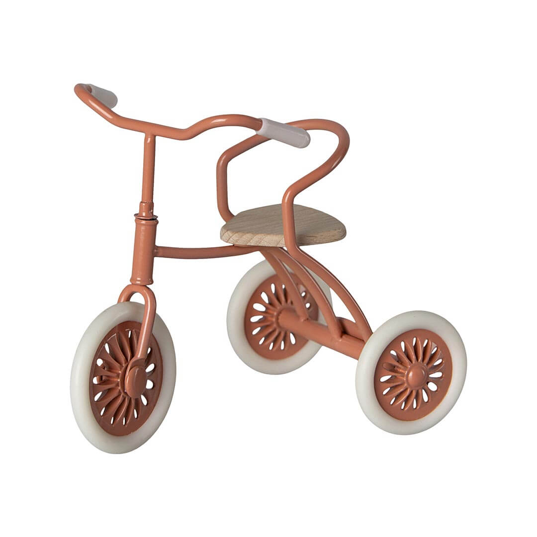 Maileg Mouse Tricycle in Coral