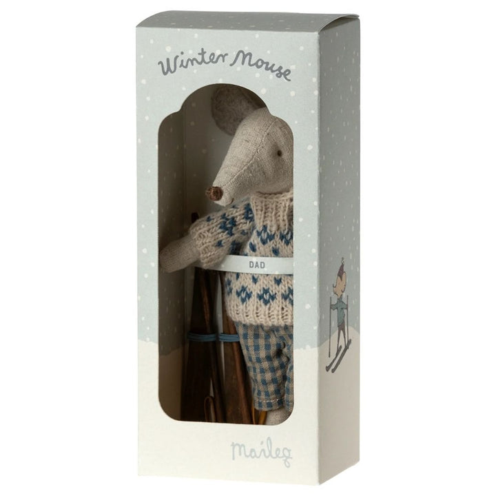 Maileg Winter Mouse Dad- Stuffed Animals- Bella Luna Toys