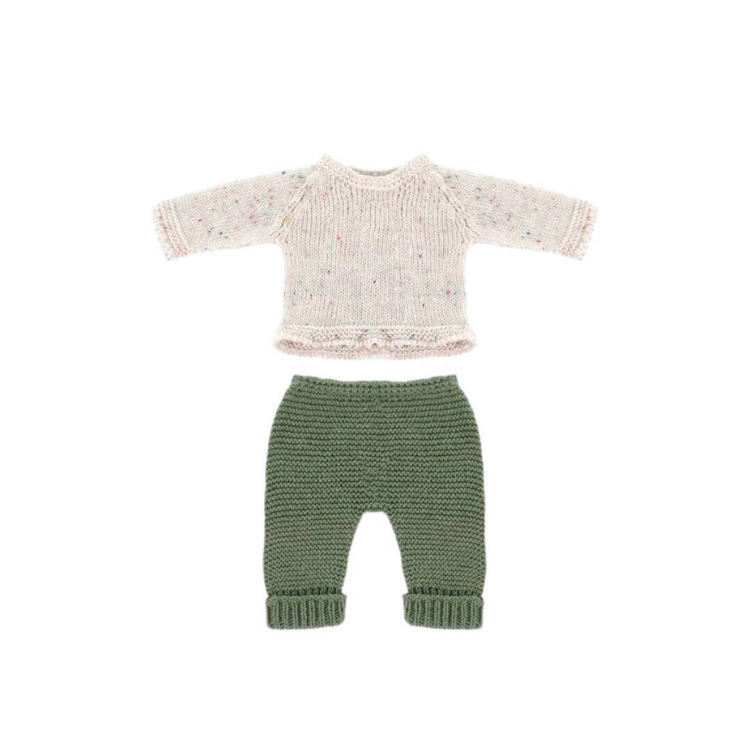 Knit Doll Sweater and Pant Set - 12\, image size:1080x1080