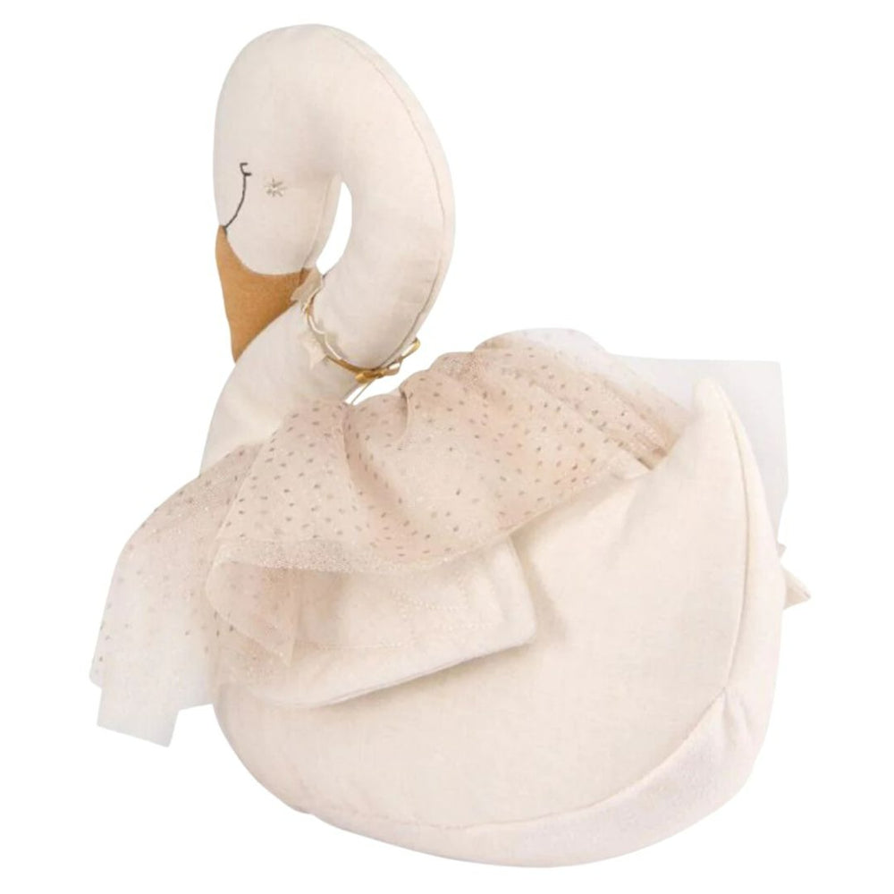 Moulin Roty Odette the Swan- Stuffed Animals back view- Bella Luna Toys