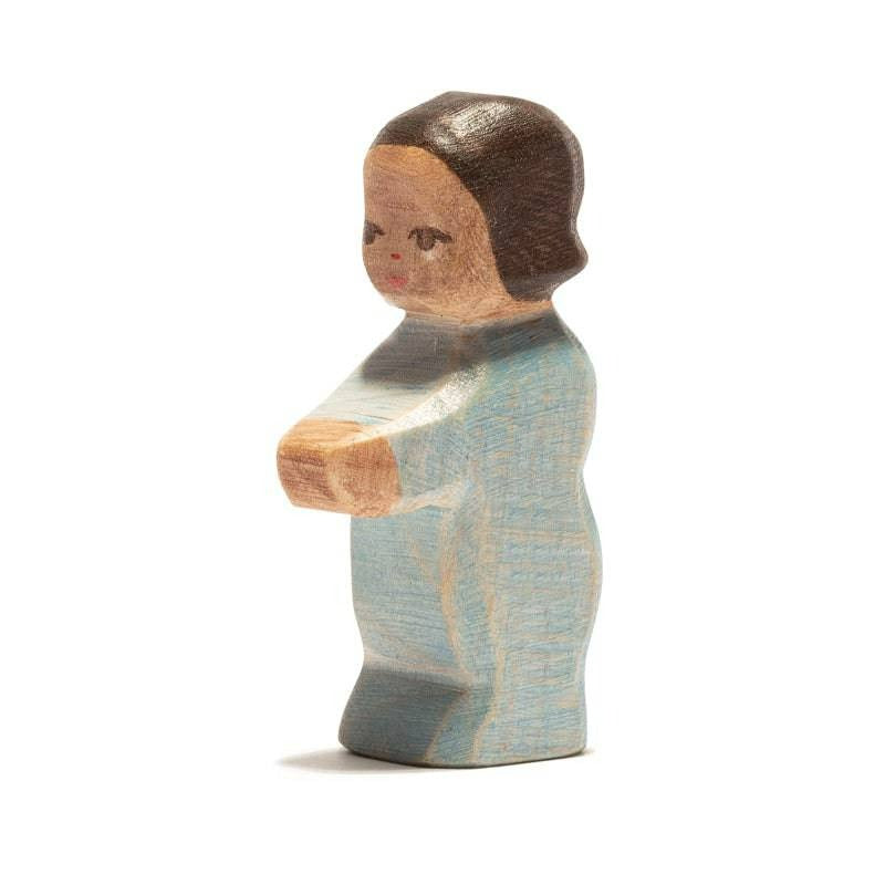 Ostheimer Toddler II Wooden Figure - Dark Skin | Bella Luna Toys