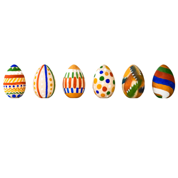 Natural Earth Paint - Wooden Egg-Painting Craft Kit - Bella Luna Toys