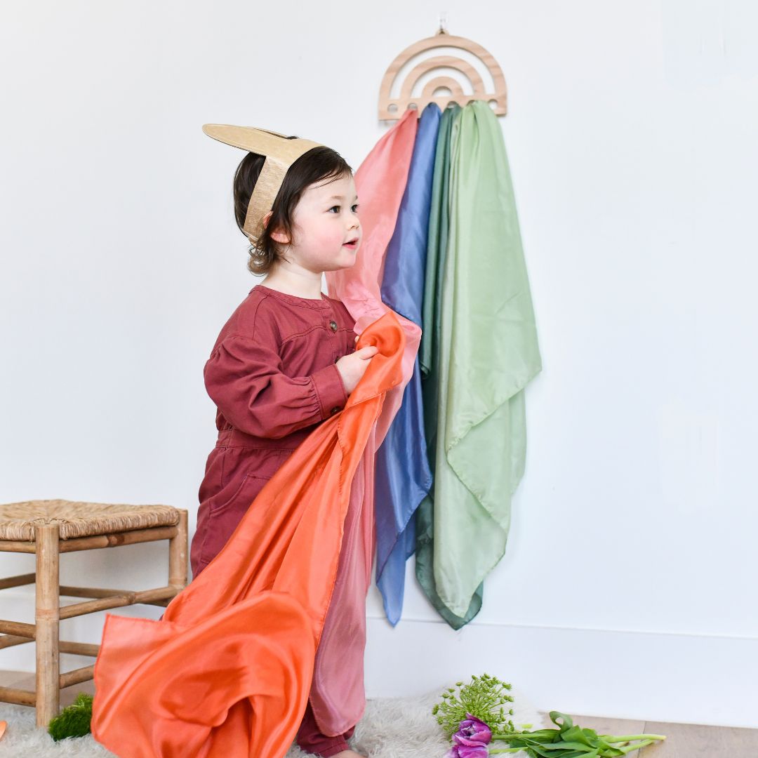 Bella Luna Toys Exclusive Northern Coast Playsilk collection by Sarah's Silks