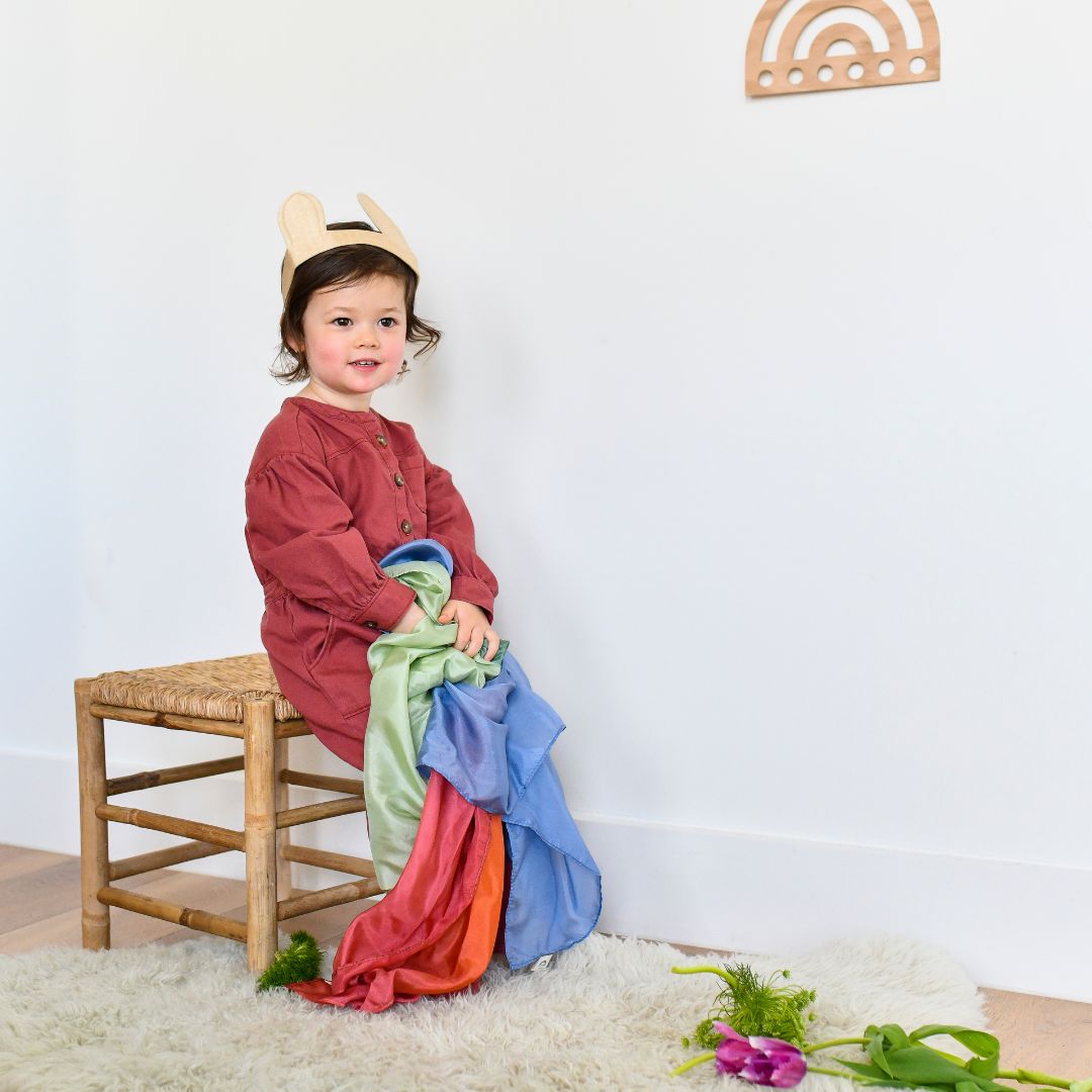 Bella Luna Toys Exclusive Northern Coast Playsilk collection by Sarah's Silks