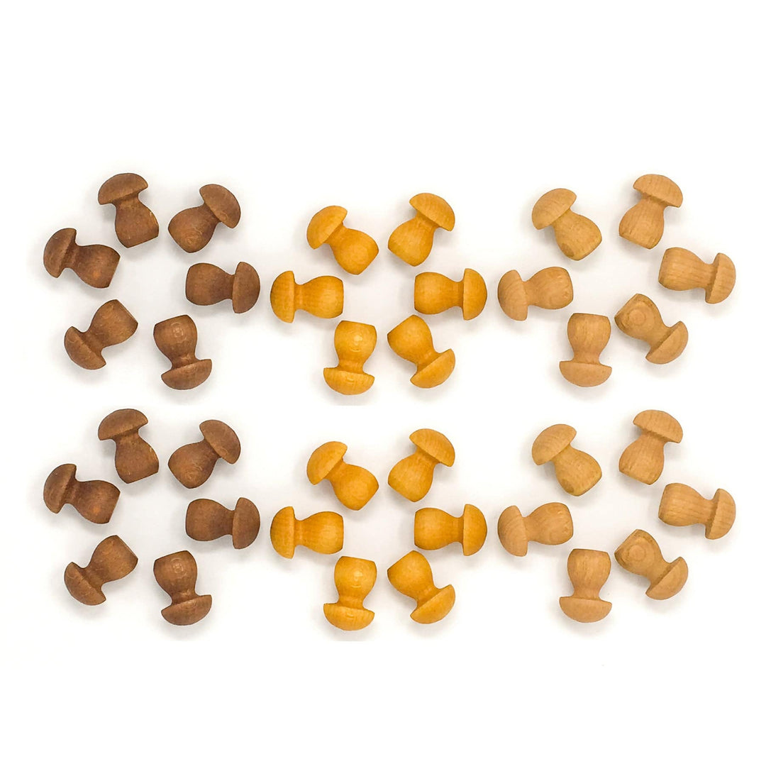 Grapat - Wooden Mandala Set - Little Mushroom - Bella Luna Toys