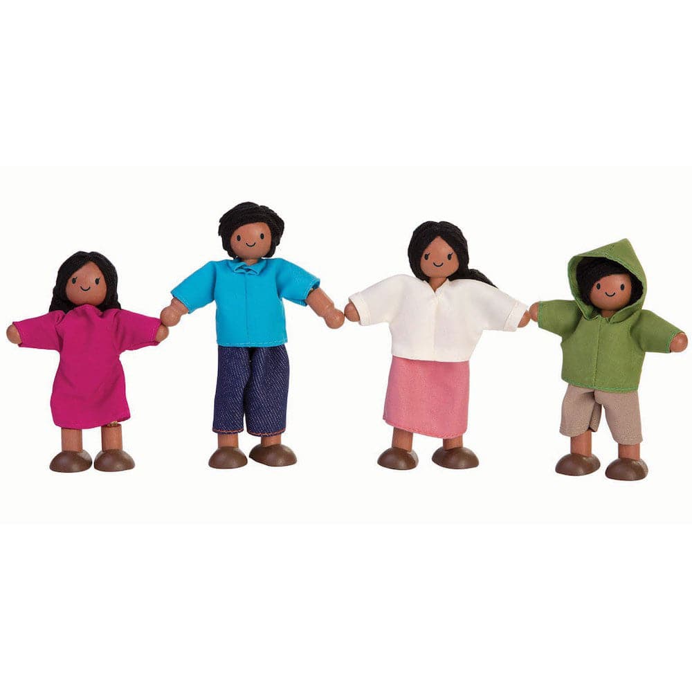 Plan Toys Dollhouse Family Dolls - Hispanic