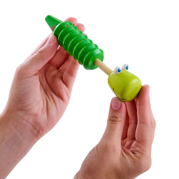 HABA Green crocodile whistle- Wooden Toys- Bella Luna Toys