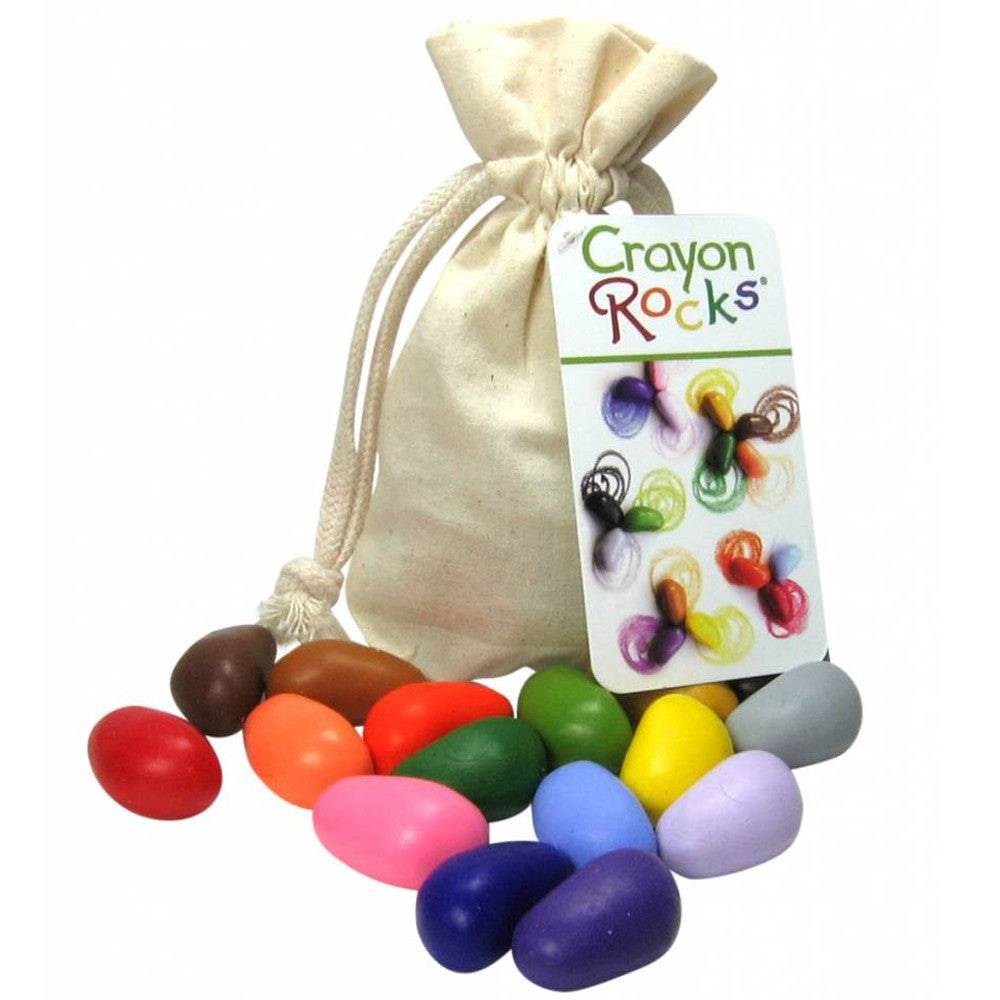 Crayon Rocks - Muslin Bag - 16 Colors