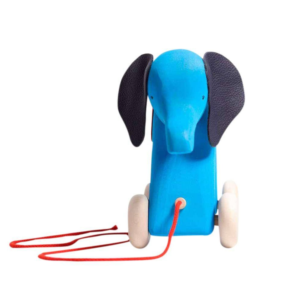 Otto Elephant Push Toy - Front - Grimm's Spiel & Holz - Bella Luna Toys