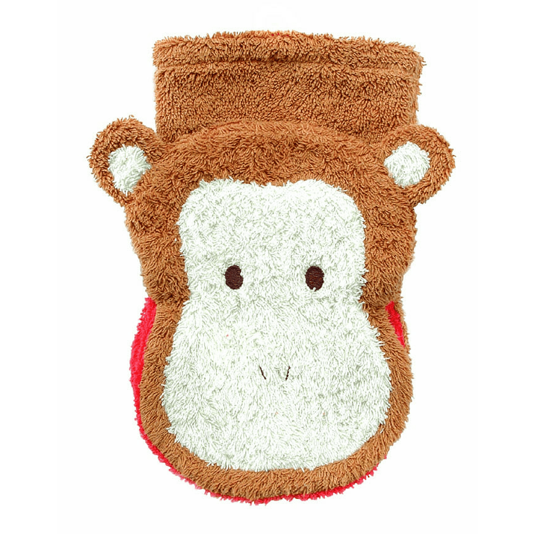 Furnis - Organic Monkey Washcloth Hand Puppet - Bella Luna Toys