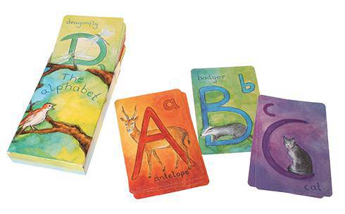 Waldorf Alphabet Cards, Grimm's Spiel & Holz
