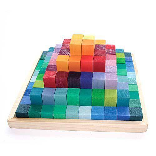 Grimms Spiel & Holz, Stacking Pyramid, European Wooden Toys