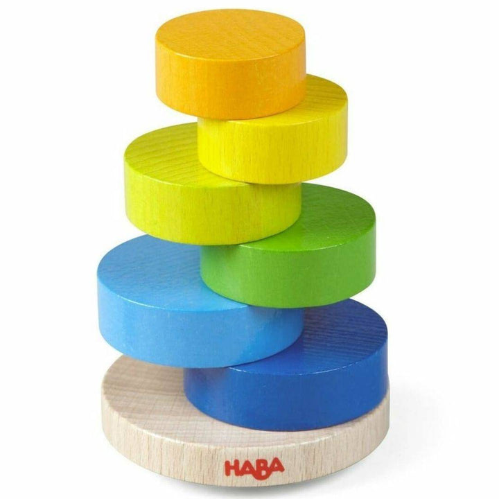 Haba Wooden Wobbly Tower Stacking Blocks Game - Dexterity Games - Oompa Toys