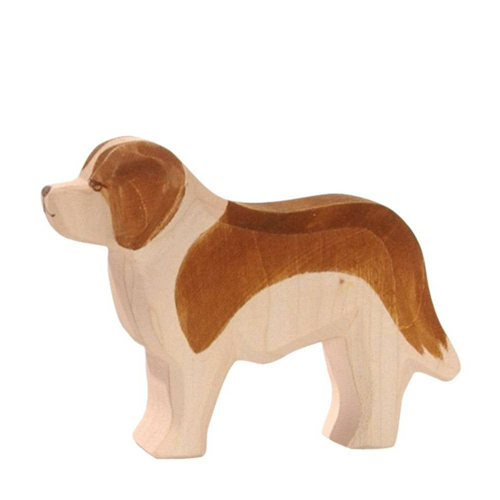 Ostheimer Saint Bernard Dog - Wooden Toy Animal Figure