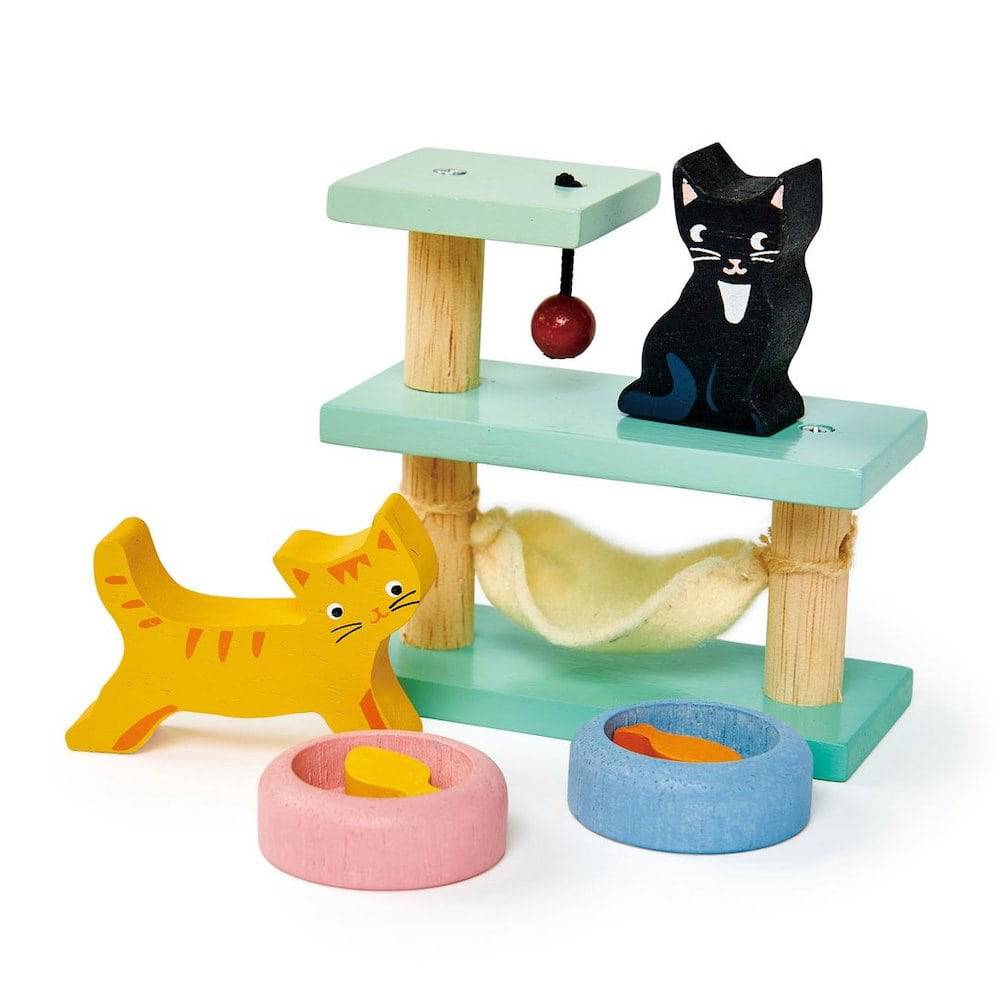 Tender Leaf Toys - Dollhouse Pet Cat Set - Bella Luna Toys
