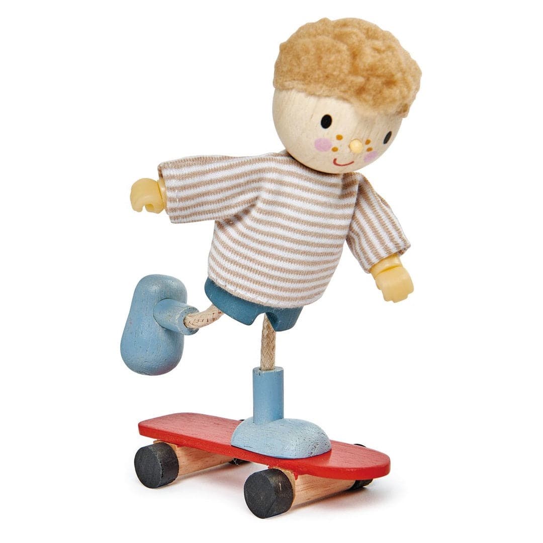 Tender Leaf Toys - Edward and His Skateboard - Bella Luna Toys