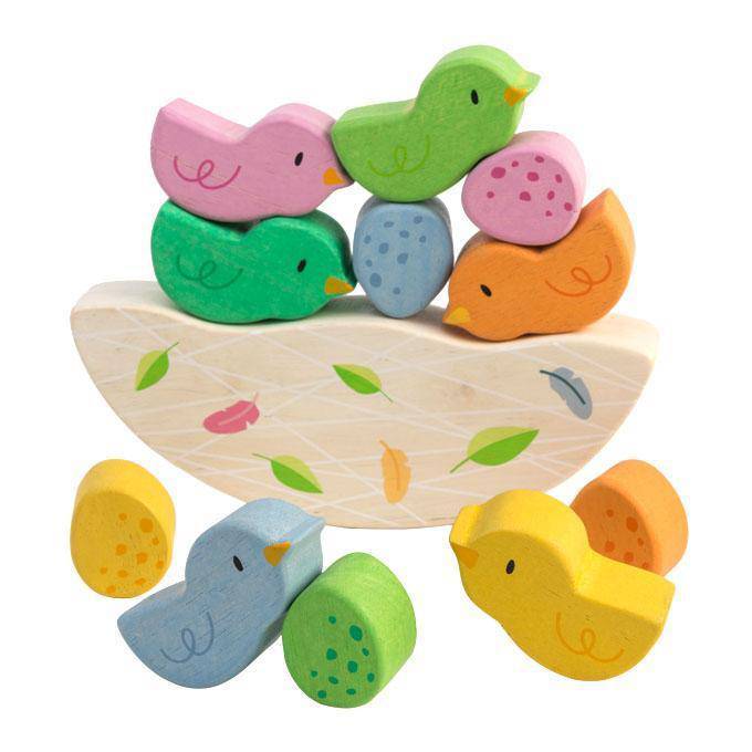 Tender Leaf Toys Rocking Baby Birds - Sorting & Stacking Toys - Bella Luna Toys