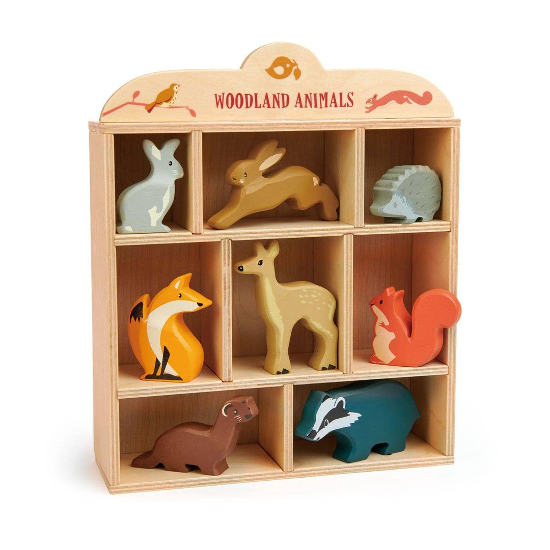 Tender Leaf Toys - Woodland Wooden Animals Set - Bella Luna Toys