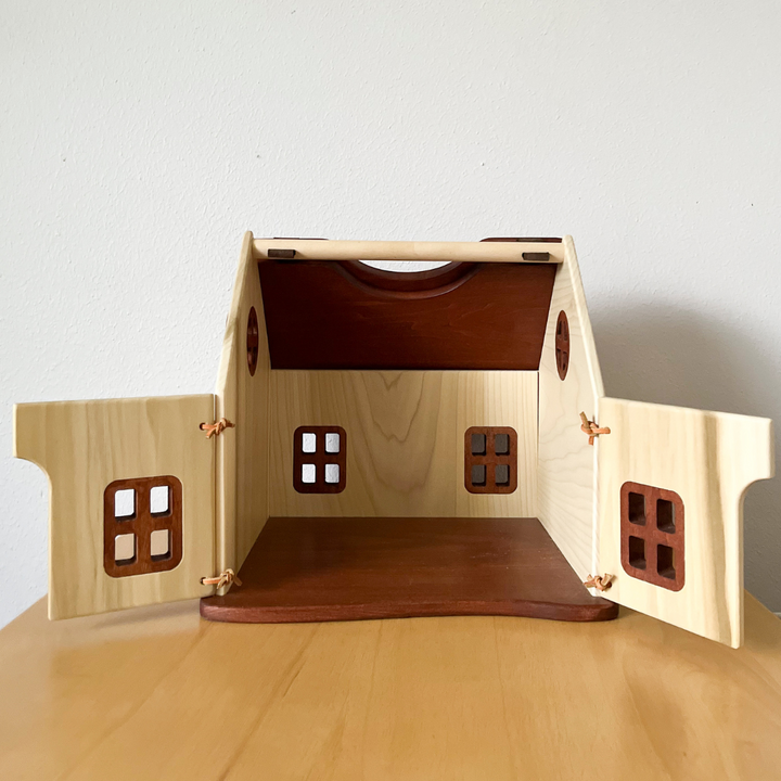 Bella Luna Toys - Thimbleberry Cottage - Classic Wooden Dollhouse - Bella Luna Toys