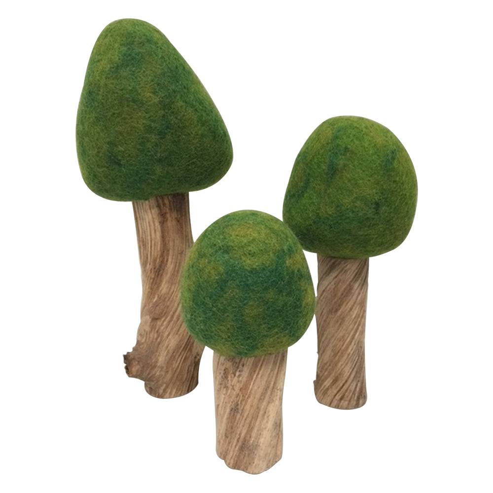 Colours of Australia - Wool Felted Summer Toy Trees - Set of Three | Bella Luna Toys