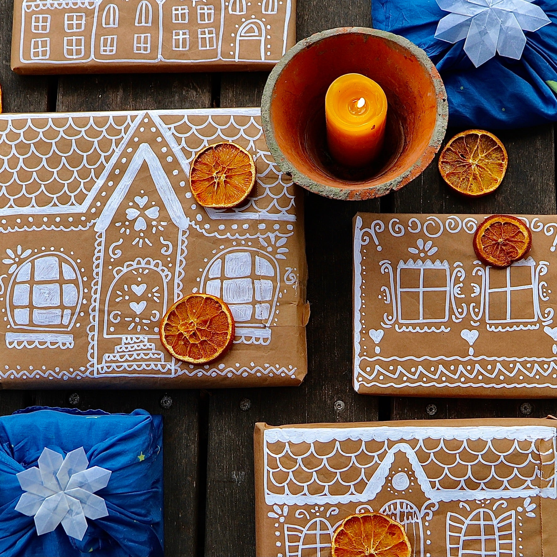 Make Your Gifts Sweet With This Gingerbread Wrapping DIY