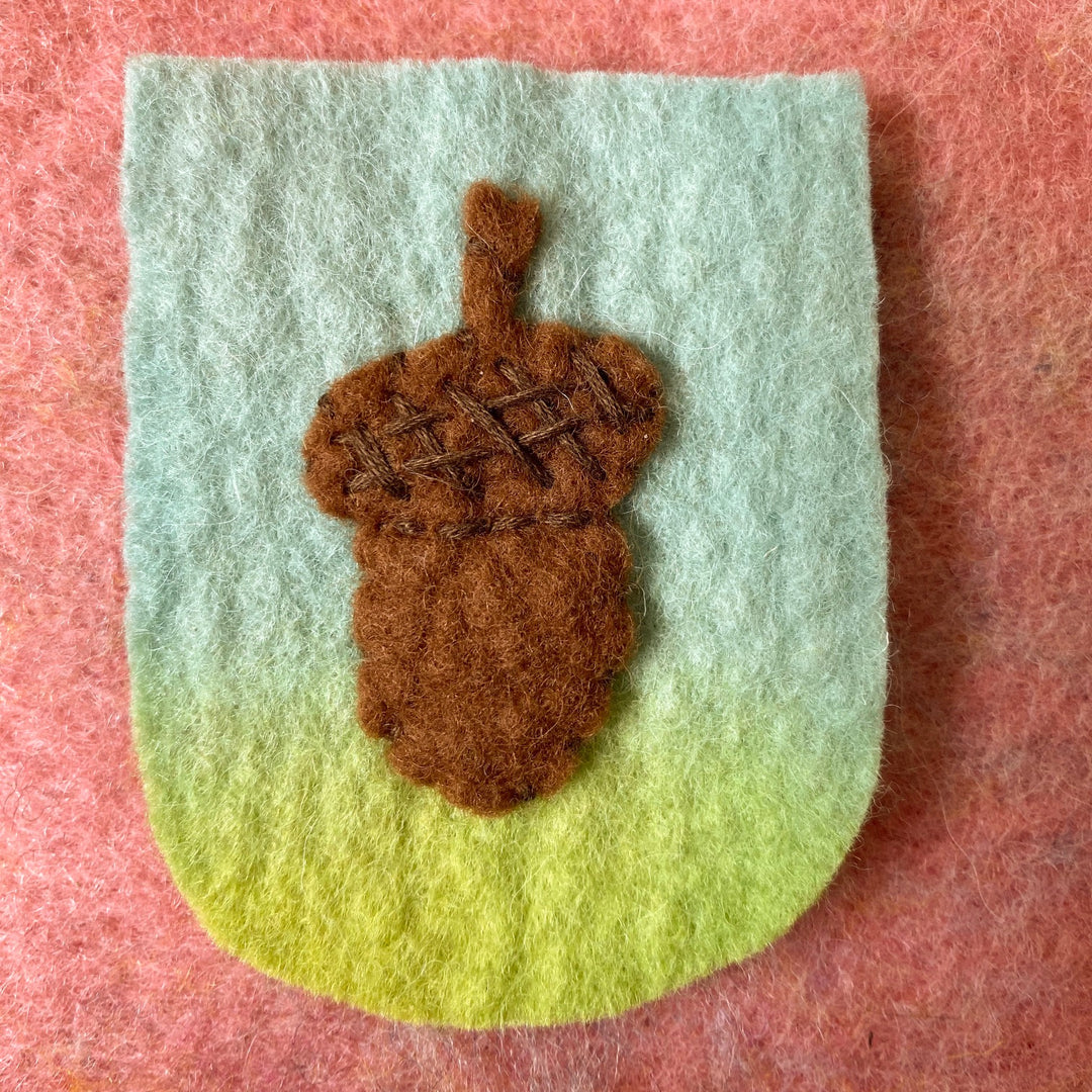 Welcome Fall With a Felt Acorn Pouch