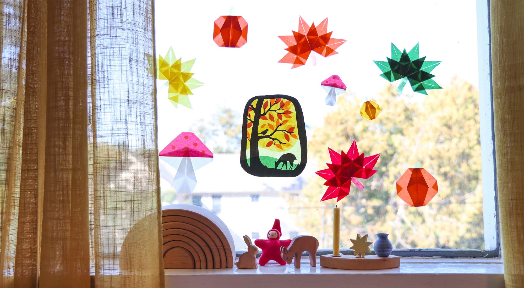 Autumn Window Transparency