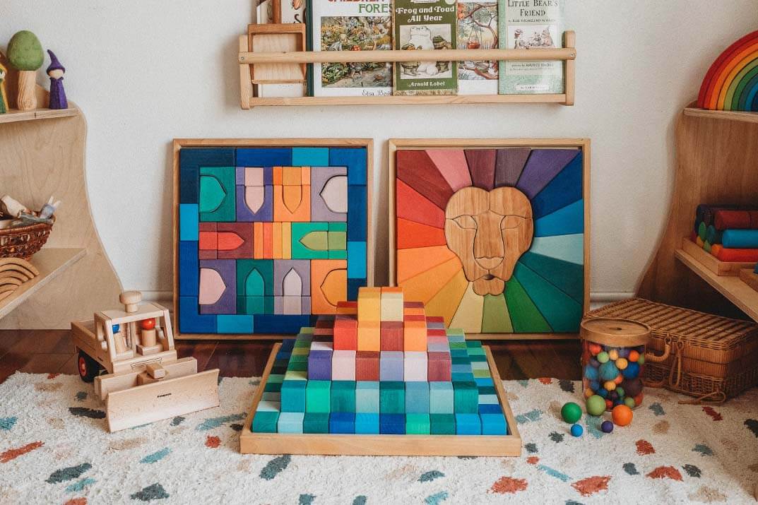 Wooden Alphabet Blocks | Uncle Goose Classic ABC Blocks | Letter Blocks