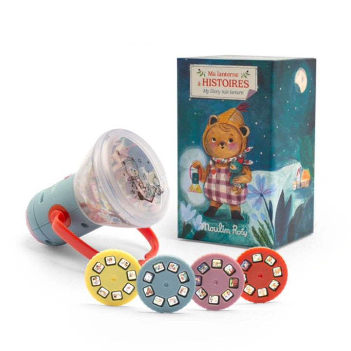 Moulin Roty - 3-in-1 Storytime Lantern - Las Minouchkas Collection