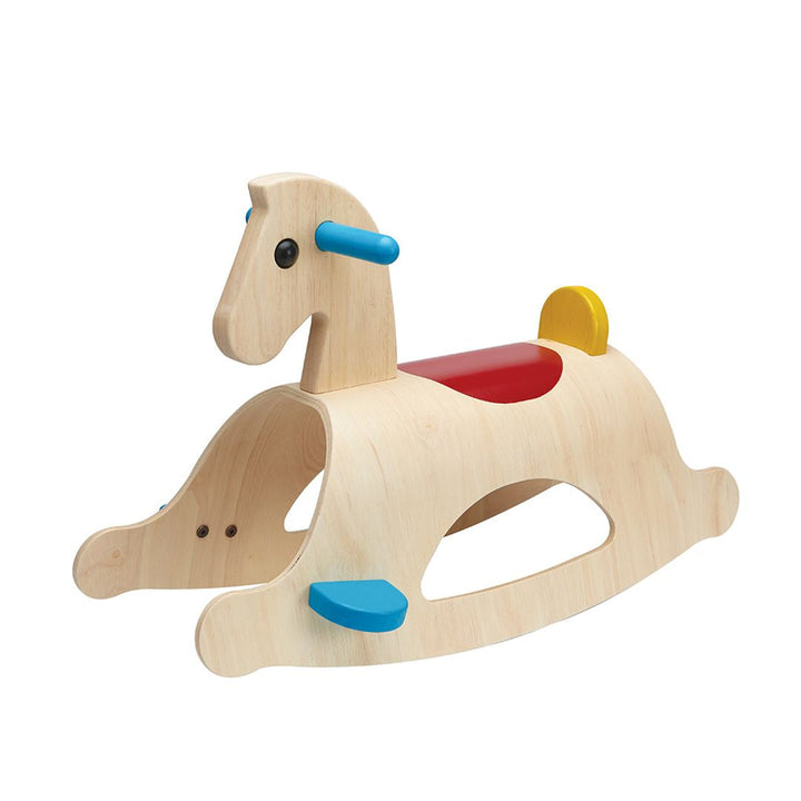 PlanToys - Wooden Palomino Rocking Horse - Bella Luna Toys