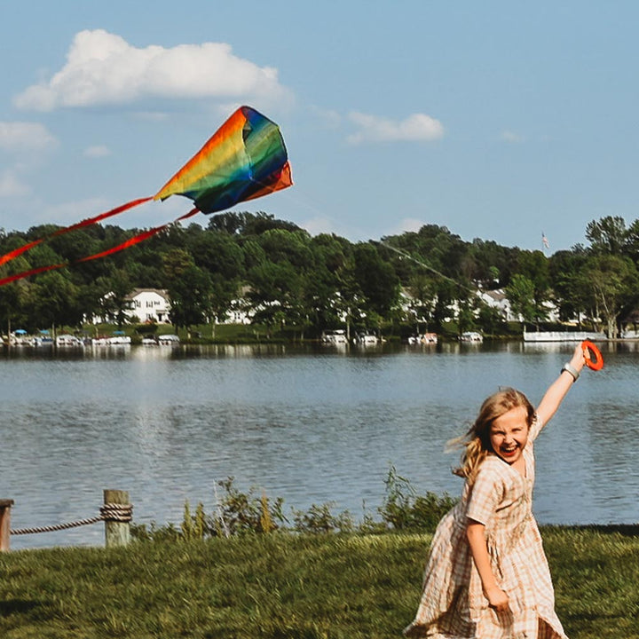 HQ Sleddy Rainbow Pocket Kite Flying - Bella Luna Toys