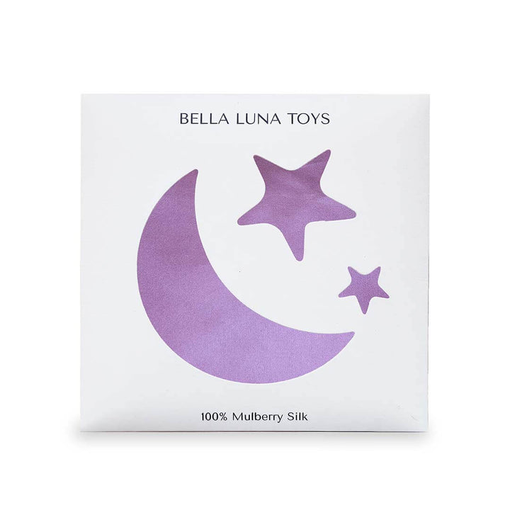 Earth Mother Silk package with a star and moon shape in the color heather.