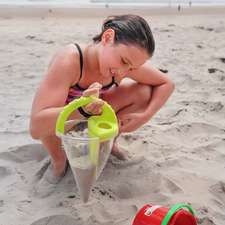 HABA Spilling Funnel XXL Sand and Water Mixing Toy with Sifting Scoop