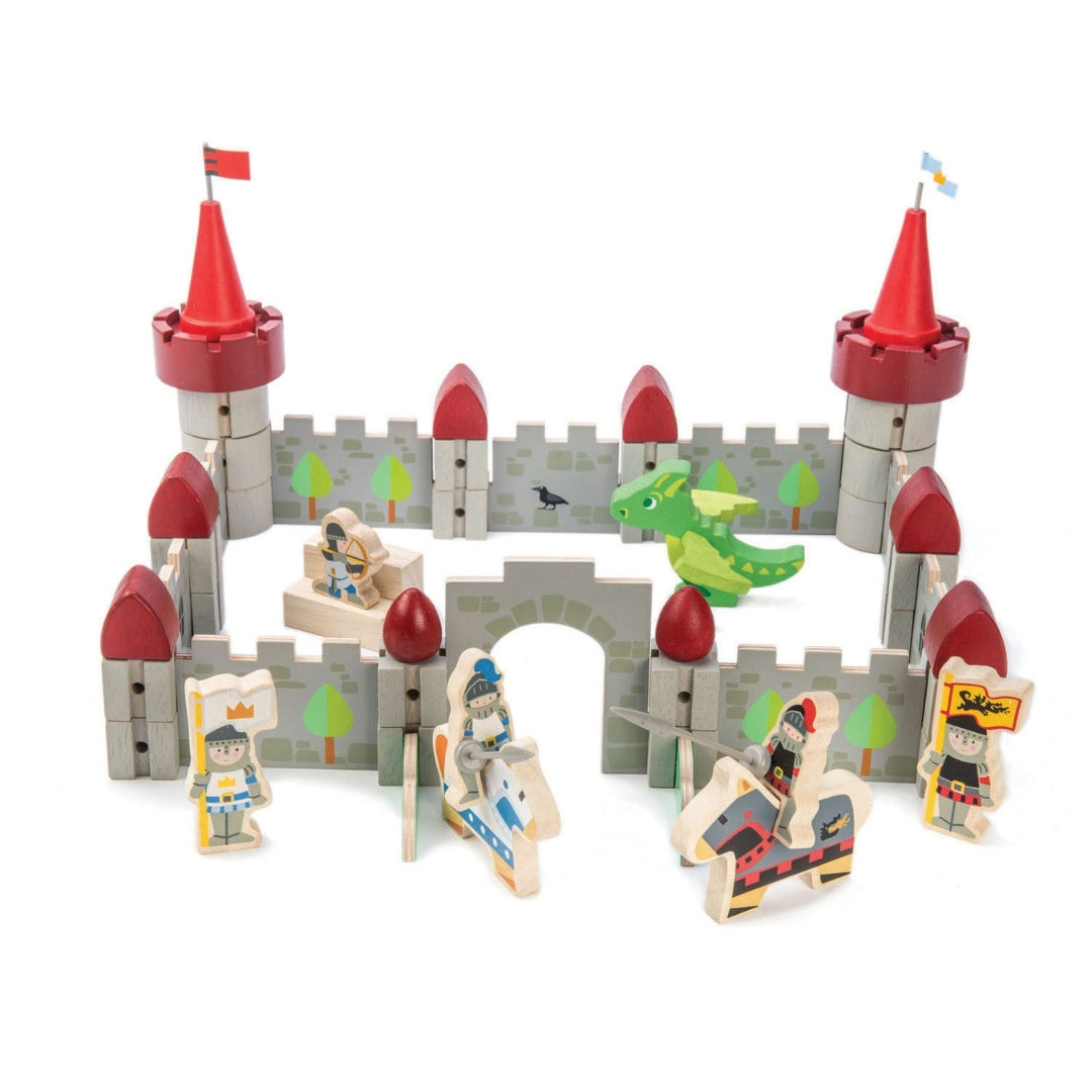 Tender Leaf Toys Wooden Dragon Castle Play Set