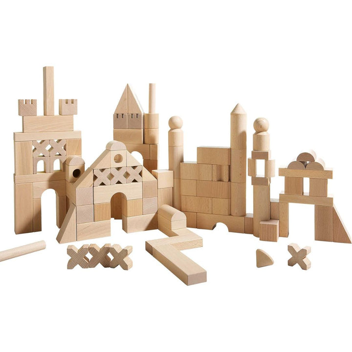 Extra Large Set of Wooden Building Blocks, HABA - Bella Luna Toys