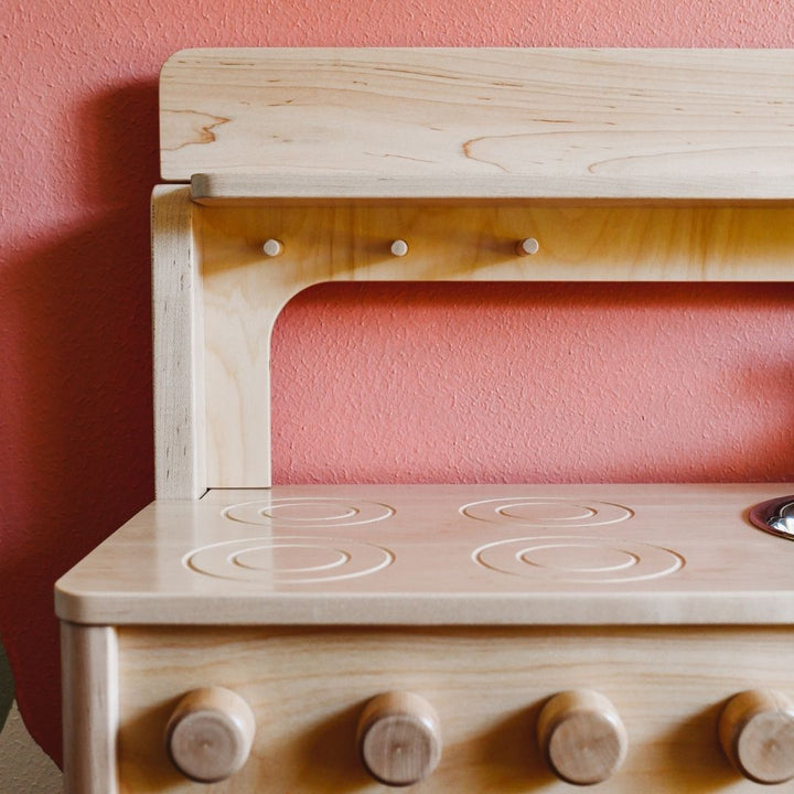 Bella Luna Toys Play Kitchen- Wooden Toys-Picture of wooden burners- Bella Luna Toys